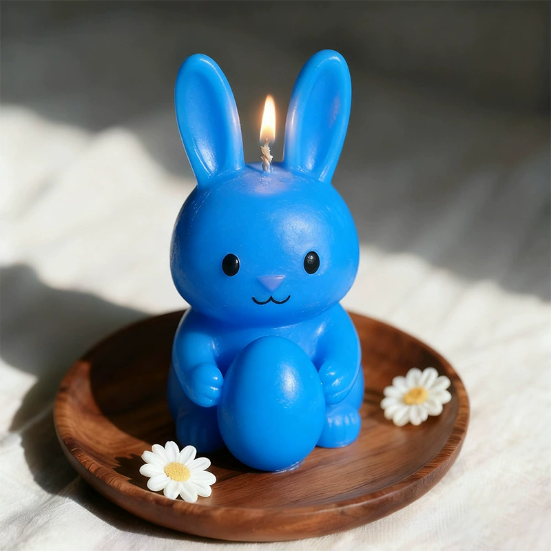 Rabbit, candle, cute table silicone mold, aromatherapy, Birthday gift