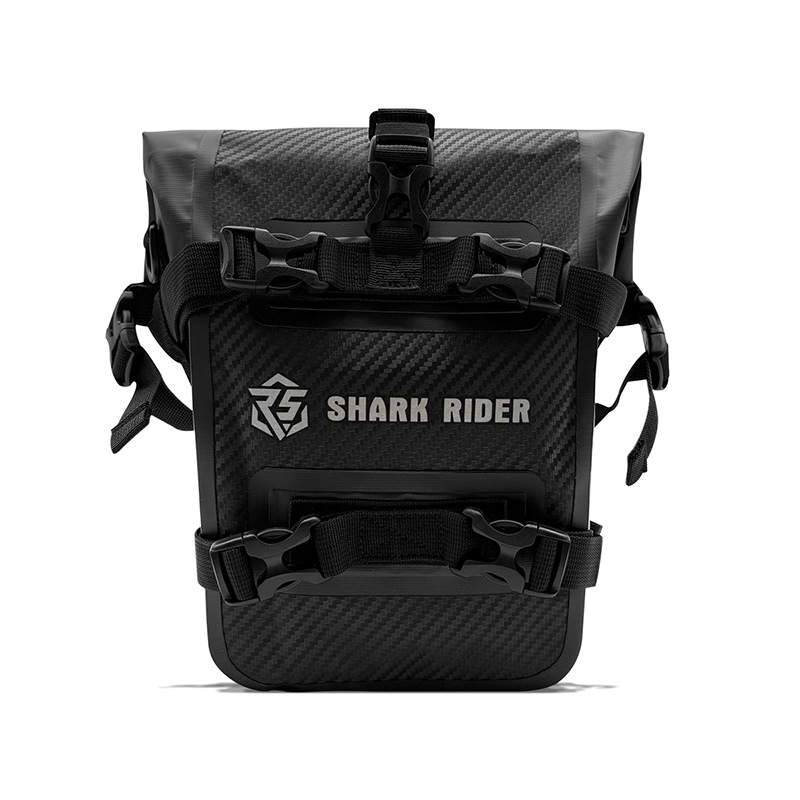 ☆ 탄소 섬유 상어 기사 로고