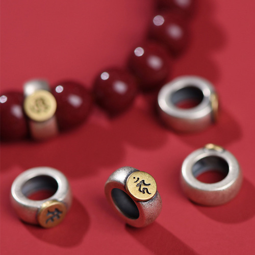 Wholesale natal Buddha imitation cinnabar bracelet that does not fade, solid color, eight patron saint bracelets, twelve zodiac signs bracelets