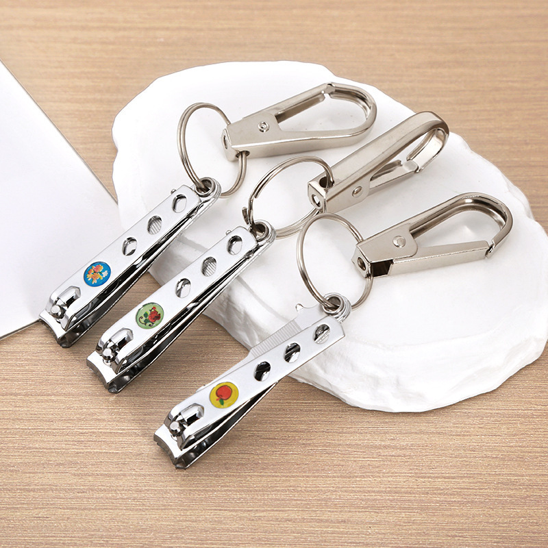Multifunctional Portable Keychain Nail Clipper Ear Spoon suit Key Pendant Household Ear Spoon Manicure Tool
