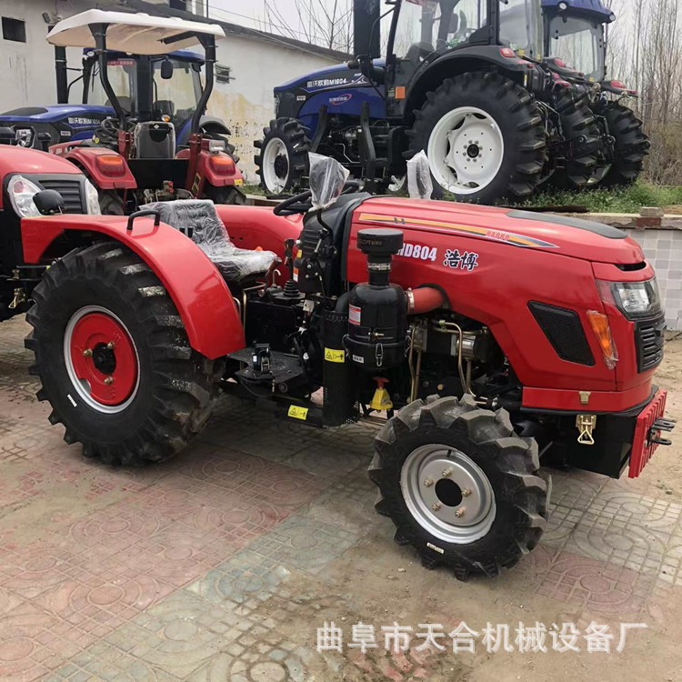 四驱浩博大棚王804拖拉机现货热销车型大马力果园用拖拉机车型