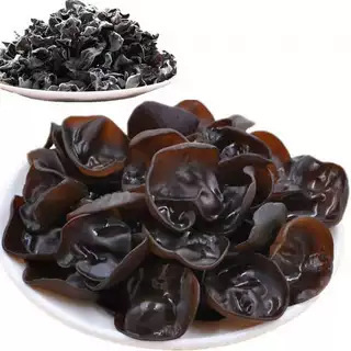 Xinjiang Baicheng black fungus 500g*2 bags of specialty dry goods small bowl of autumn fungus with thick flesh, no roots and no need to pick