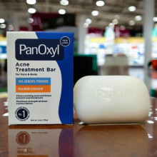 美国Panoxyl 10%过氧化苯甲酰祛痘固体皂BPO班赛面部香皂深层清洁