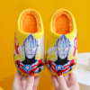 Ultra, children's demi-season non-slip keep warm Ultraman Tiga indoor, plush cartoon slippers for boys