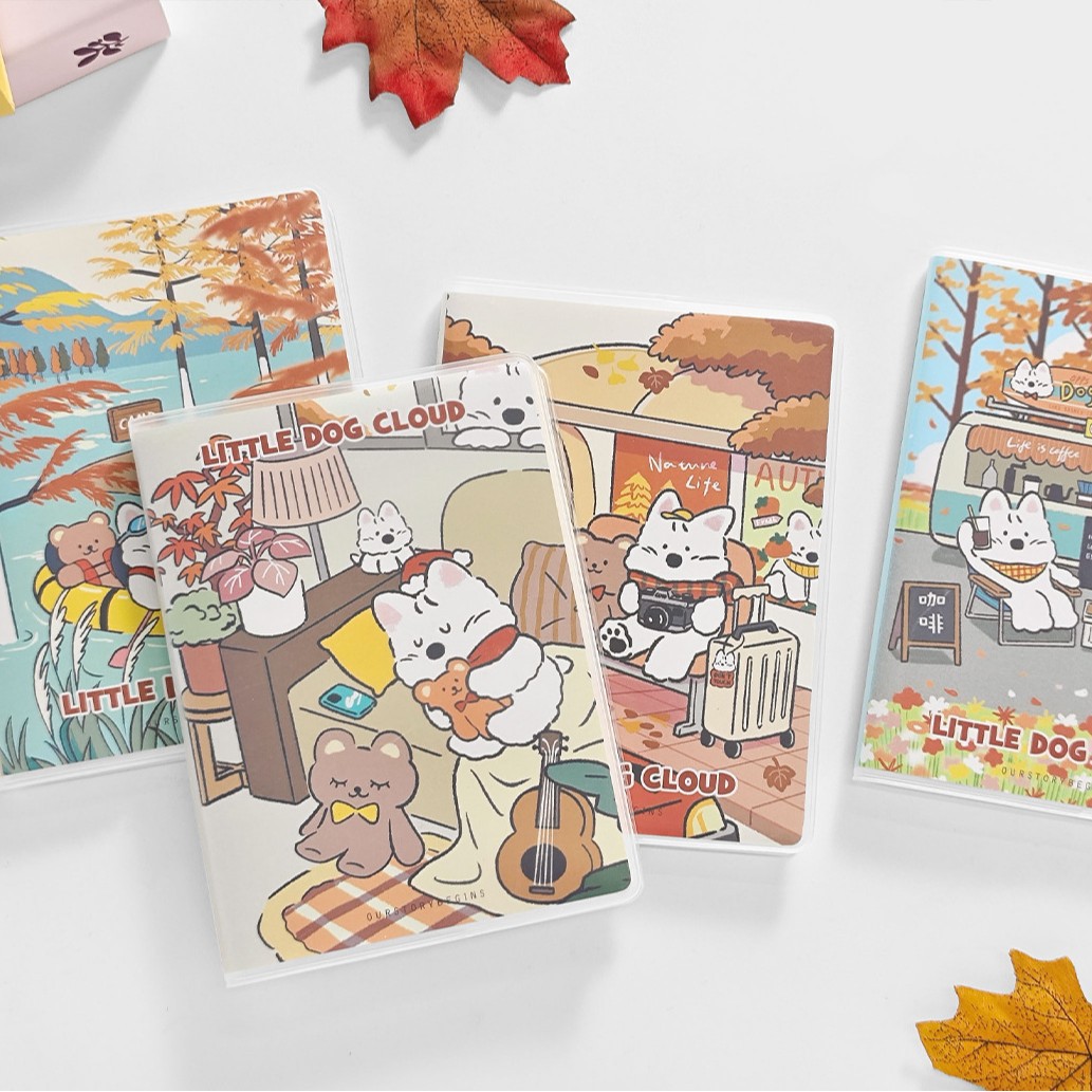 First Series A6 Plastic Cover Notebook Cartoon Anime High-Value Student Planner Notebook Classroom Notebook
