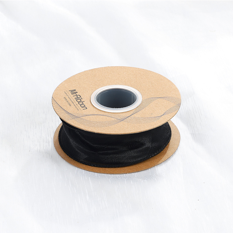 En stock al por mayor 4cm Phnom Penh fishtail hilo llano envuelto flor amplia cinta onda cinta ramo de flores material de embalaje