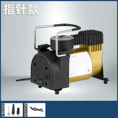 Cross-Border Car Air Pump Car Air Pump Metal Single Cylinder Multi-Function Air Pump 12V Portable One Piece Minimum (Hava nasosu) - motor-pump-cigarette-lighter-power-supply