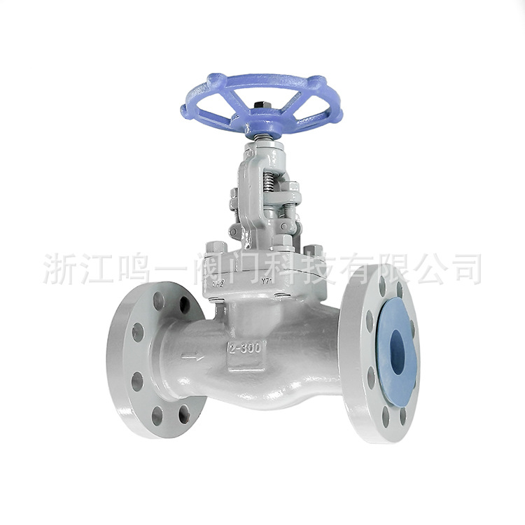 高清洁禁脱油脱脂多晶硅氧气专用锻钢整体锻造法兰节流调节阀L41Y