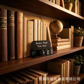 跨境新品 Books Read This Year 今年读过的书籍计数摆件
