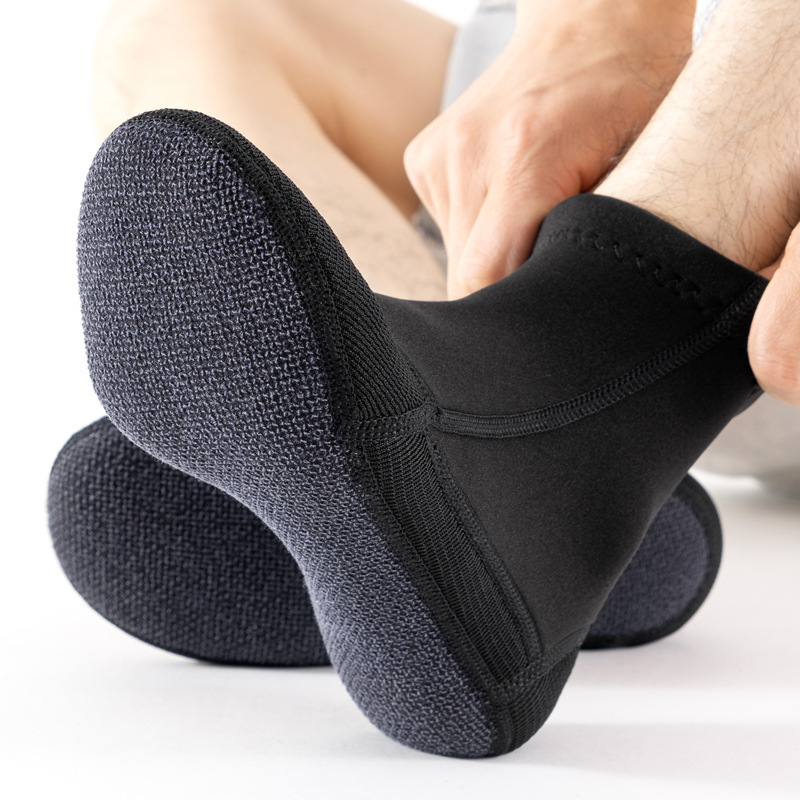 3MM Kevlar diving socks men's swimming warm deep diving snorkeling socks cut-resistant thorn-resistant beach socks diving shoes women
