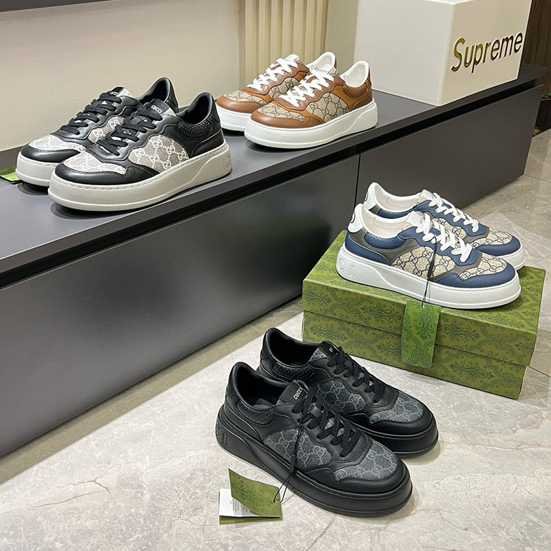 2025 New Summer European Thick-Soled Sneakers for Men, Genuine Leather Lace-Up Biscuit Shoes, Classic Spring Presbyopic Fashion and Versatile