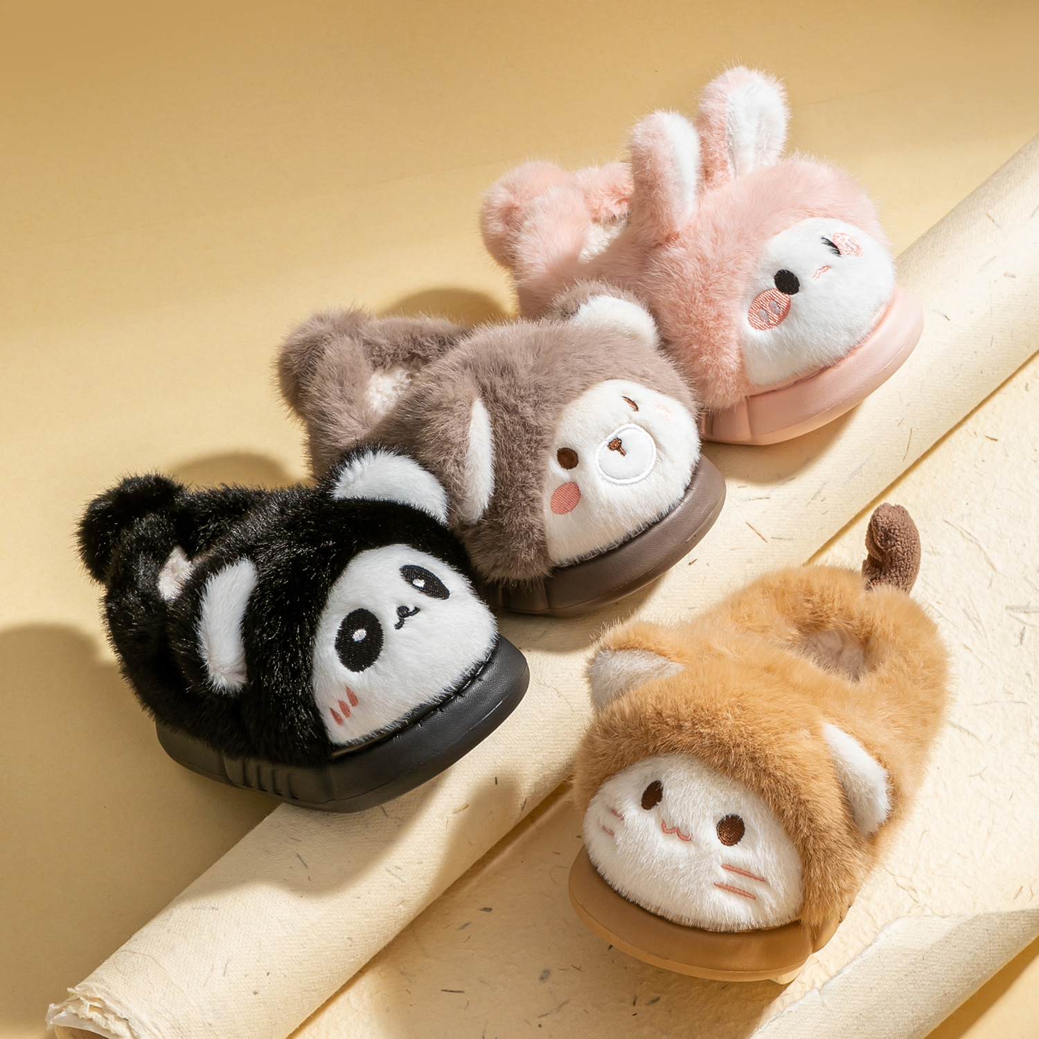 Winter children's women's slippers