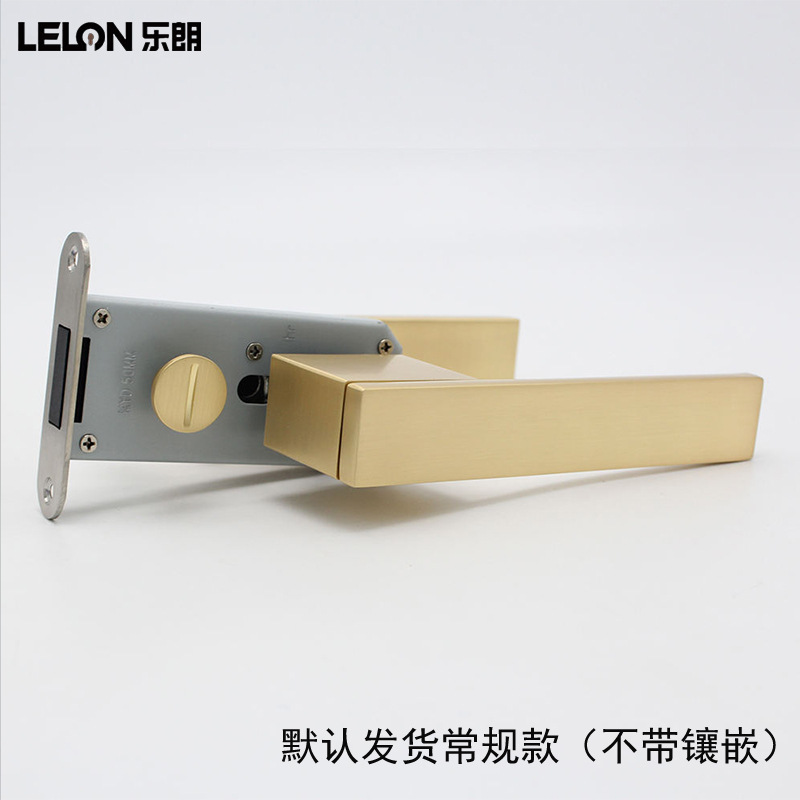 Cerradura de puerta silenciosa de absorción italiana una manija de puerta simple cerradura de puerta de madera sin llave cerradura de puerta ecológica doméstica universal