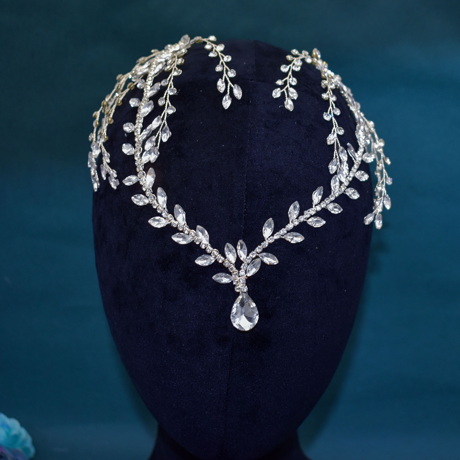 Bridal Women's Flower Rhinestone Rhinestones Party Headpieces display picture 3