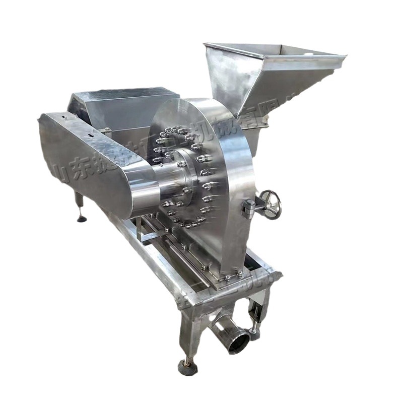 Placa de dientes molinillo de acero inoxidable granos de grano fragante hoja árbol Molino de frutas pequeño material de trituración equipo
