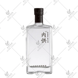 厂家供应新款玻璃酒瓶 晶白料白酒瓶 支持定制各种文字
