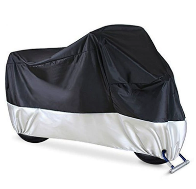 Car clothing — Covers, Dustproof Covers, Motorcycle Covers - m-code-20090100cm-190t-upper-black-and-lower-silver