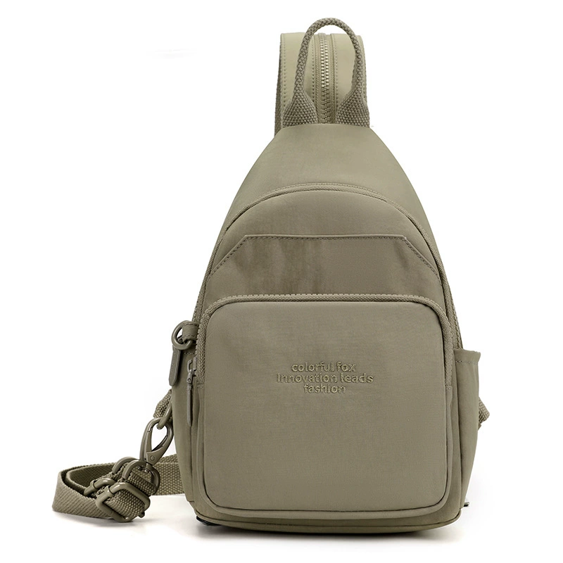 Colorful Fox Universal nylon one-shoulder bag for leisure, backpack