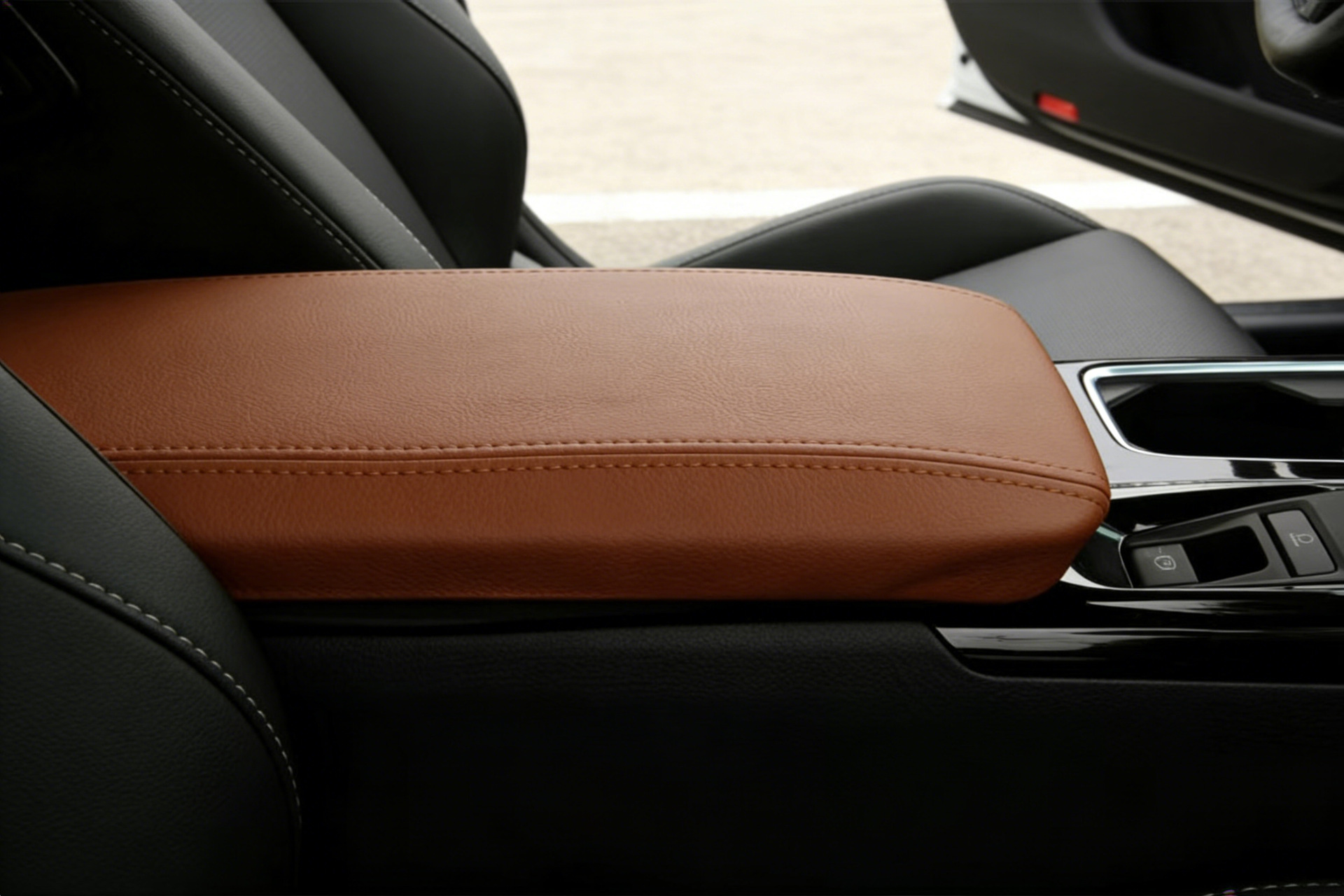Suitable for 24-26 Models of the Ninth-Generation Camry Armrest Box Cover, Microfiber Leather Armrest Box Protective Cover, Wear-Resistant and Dirt-Resistant