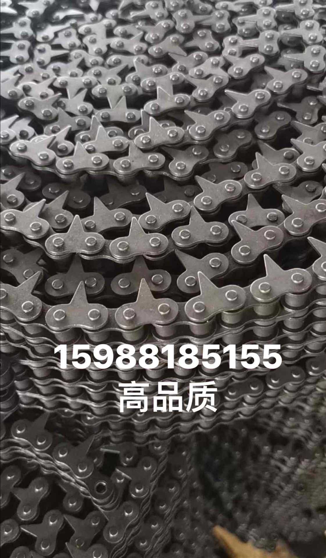 4分双排尖齿链条08B-2外双侧片片尖齿链08B-2外单侧片片尖刀链条