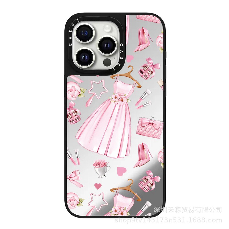 CASET联名以爱之名适用苹果iPhone16ProMax手机壳15pro潮牌13镜面|undefined