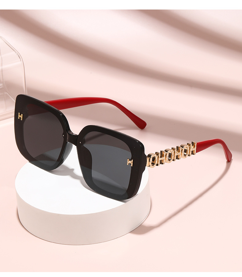Leichte Luxus-Sonnenbrille mit Polarisierung, modischer großer Rahmen, vielseitige Sonnenbrille, grenzüberschreitende Brille, Anti-UV, hochwertige Sonnenbrille