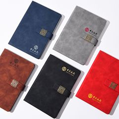 加厚筆記本批發創意a5筆記本禮盒套裝商務辦公會議記事本定製logo