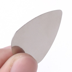 Wholesale 0.3mm thumb finger guitar pick metal electric bass mirror stainless steel guitar pick