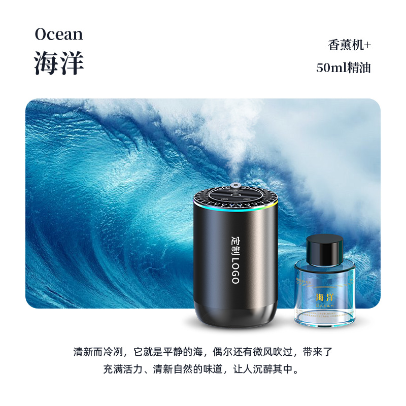 Amazon nueva máquina de perfumería inteligente de spray para automóviles adornos de automóviles perfumes de automóviles fragancia