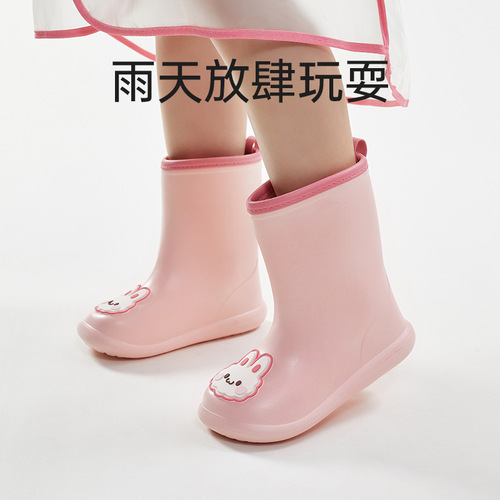 New Stereo Cartoon EVA Children's Rain Boots for Boys and Girls, Infants and Toddlers, Waterproof and Non-slip Comfort Rain Boots, Wholesale