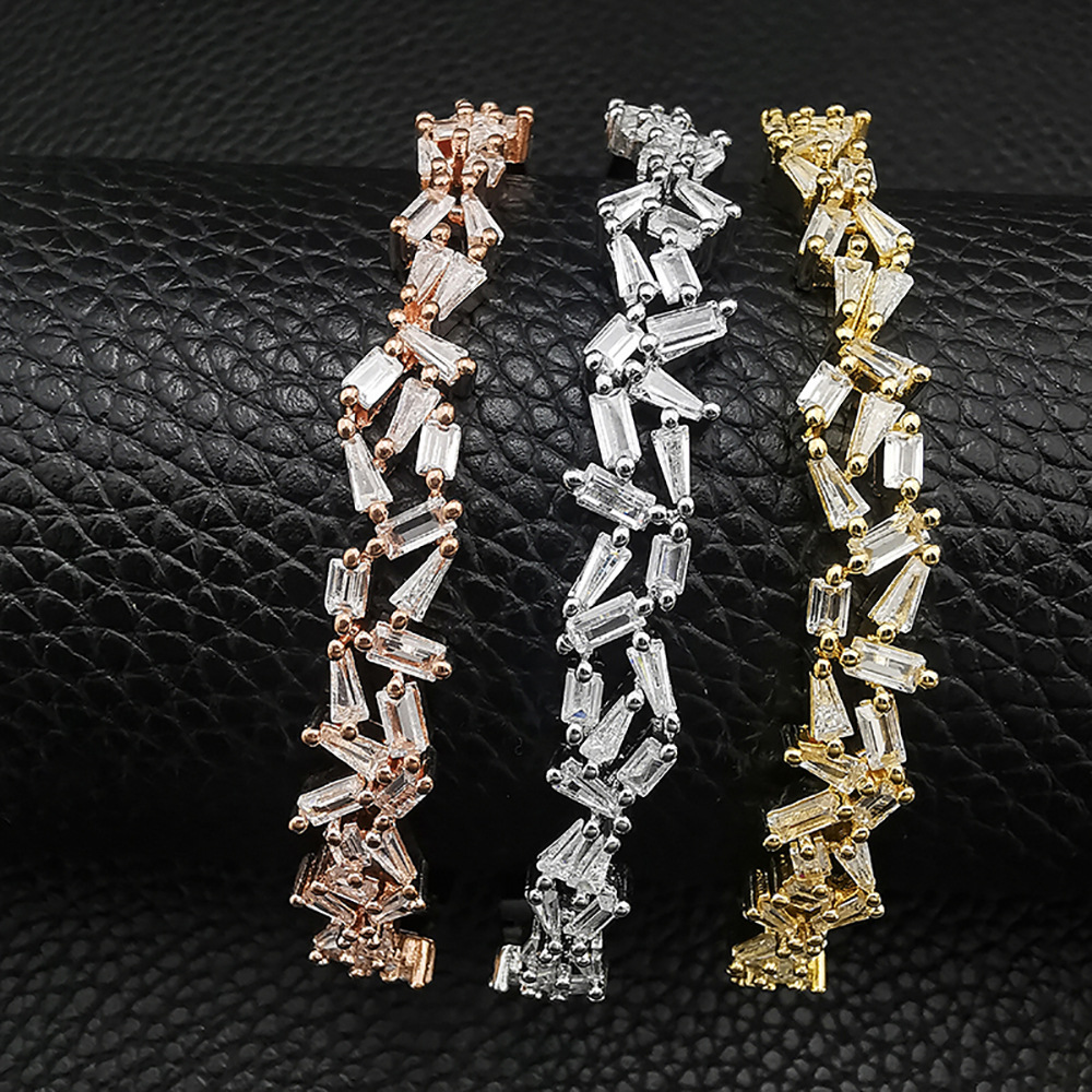 Onregelmatige armbandopening Verstelbare persoonlijkheid Veelzijdig Licht Luxe Design 5214_voghion.com