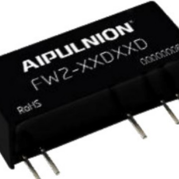 爱浦电子 AIPU DC-DC 2W 模块电源 小型SIP封装 FW2-24D12D