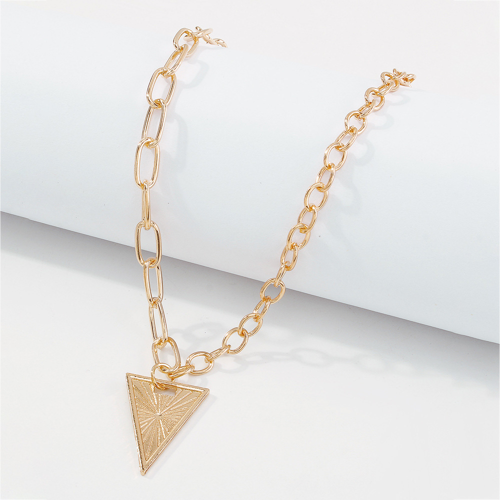 personality fashion geometric simple thick chain necklacepicture7