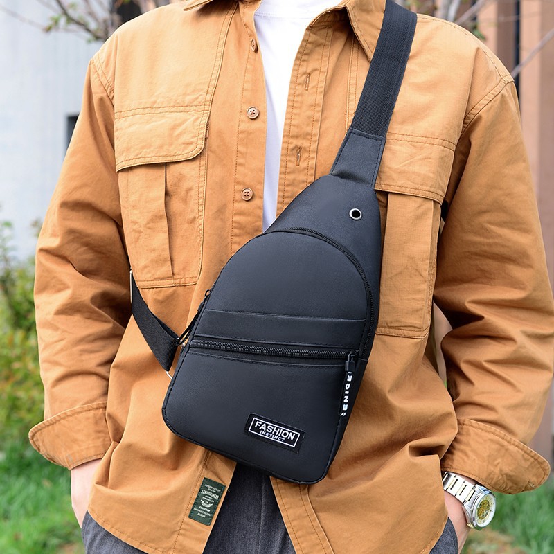 Transfronterizo actualizado nuevo bolso de pecho bolso de los hombres multifuncional bolso al aire libre ocio deportes bolso de hombro bolso de mensajero de los hombres