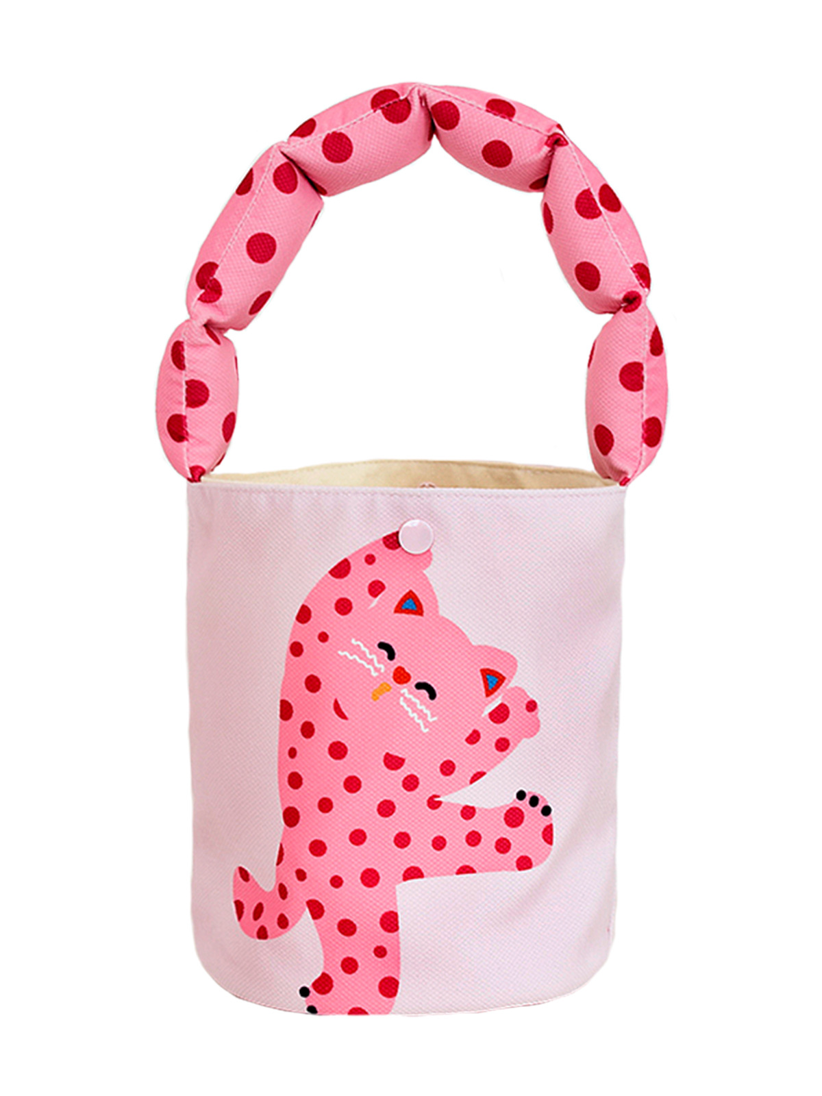 Otoño y invierno lleno de algodón correa de hombro bolsas de cubo de regalo de cumpleaños para niñas bolsas de regalo de jardín de infantes lindas bolsas de almuerzo