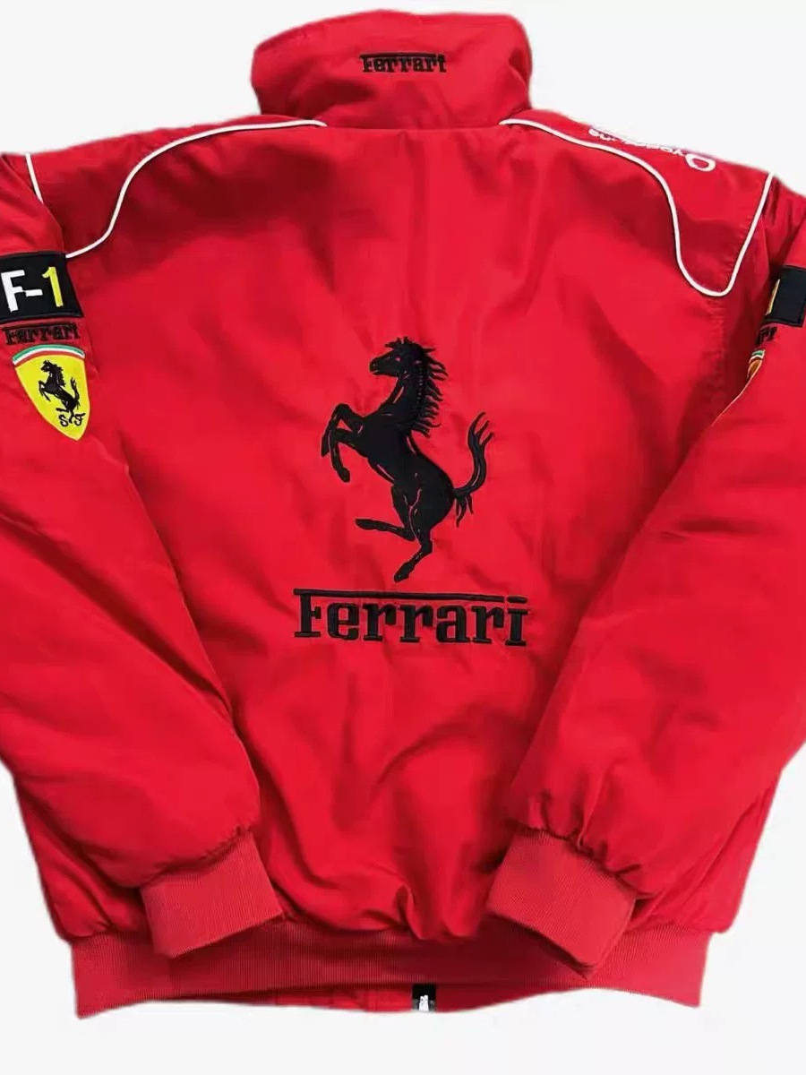 25 cross-border hot sale F1 jacket French racing suit jacket full embroidered Lari jacket racing cotton suit 4