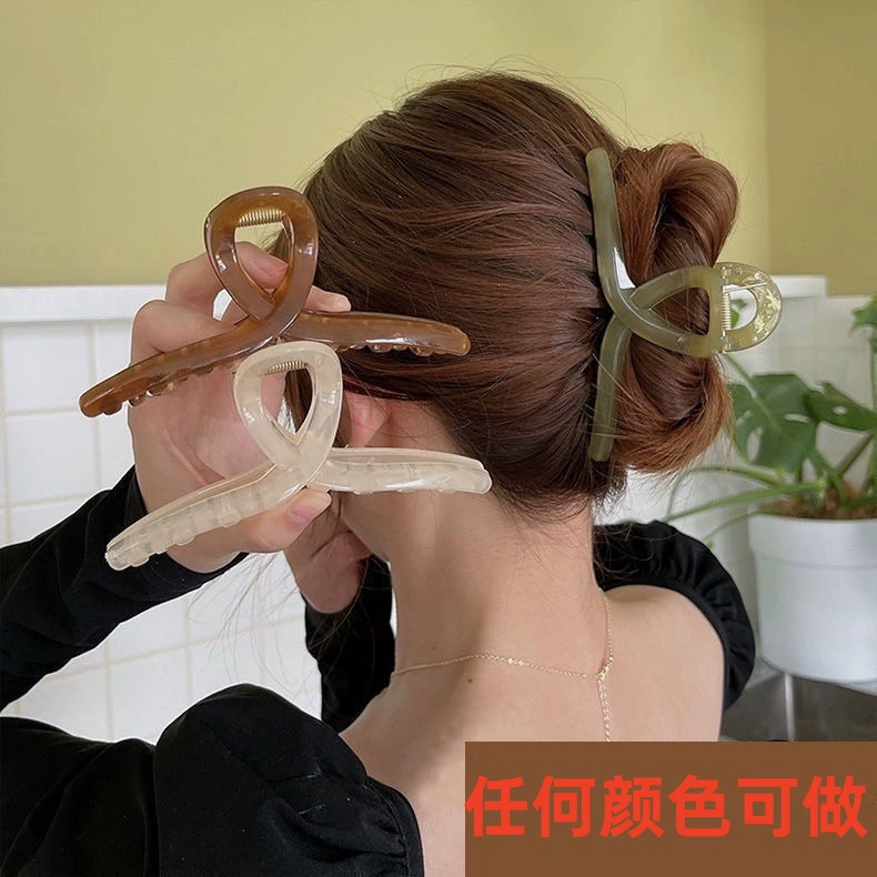 Зажим женский большой и маленький заколки акулы высокого уровня заколки для волос Зажим для волос Зажим для волос Зажим для волос Зажим для волос 2024 новый клип