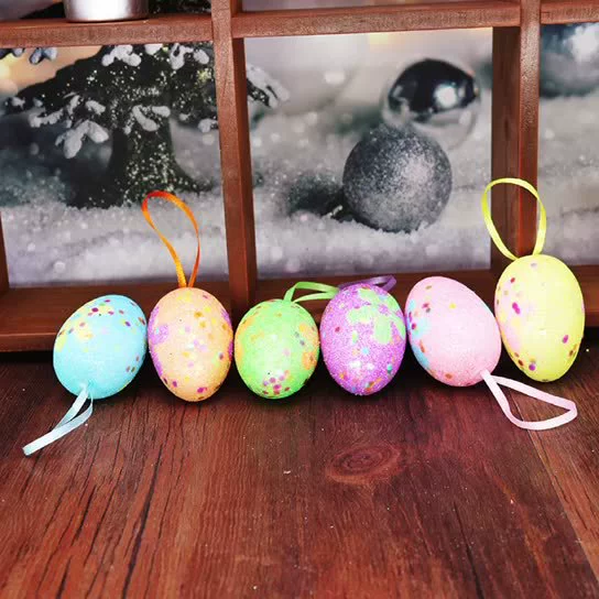 Пасхальная роспись картины печати пены твердое яйцо украшения 4*6 Яйцо Птица Яйцо Голубь яйцо висит яйцо