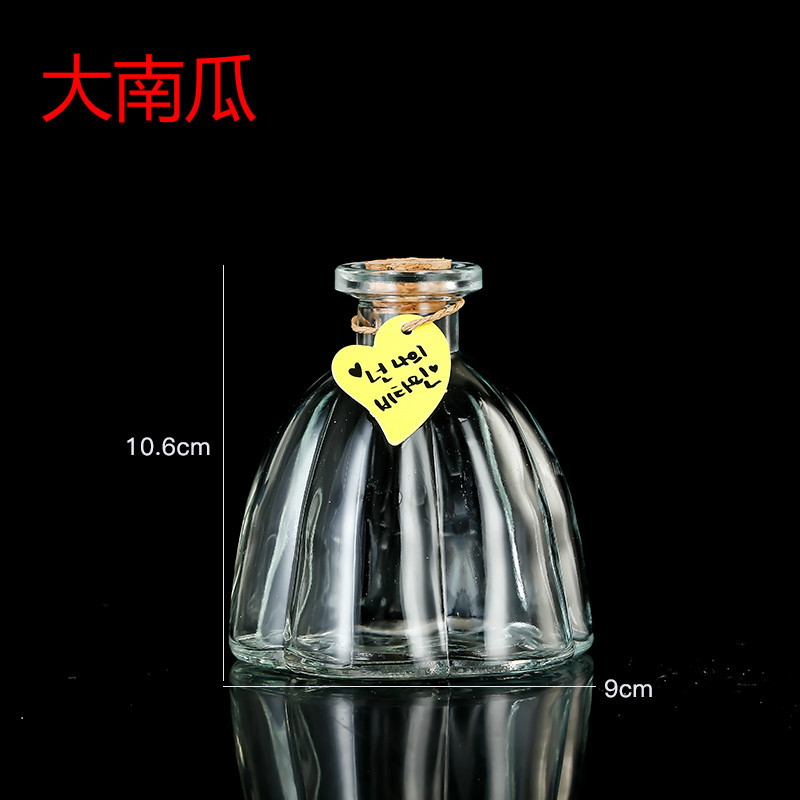 Envío gratuito creativo DIY botella de océano transparente botella de vidrio de corcho botella de deriva botella de arco iris deseando botella estrella material