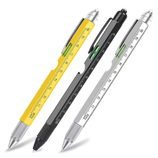 Nine-in-one Multifunctional Bottle Opener Holder, Outdoor Tool Pen with LED Light Pen, Touch Screen Pen, Metal Pen, Ballpoint Pen