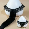 Black lace underwear
