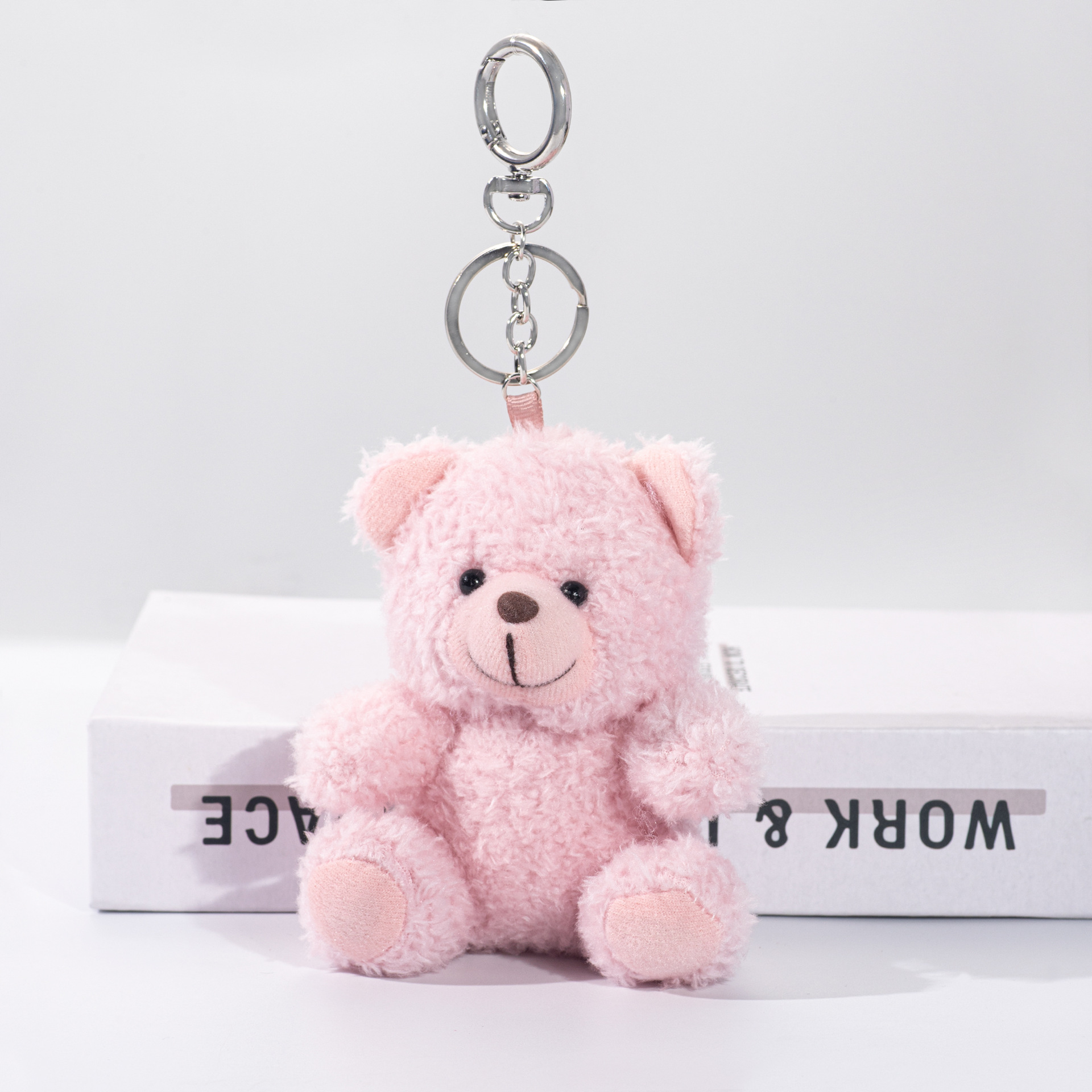 Cartoon peluche Teddy Bear bolso colgante llavero creativo accesorios de muñeca bolso colgante bolso