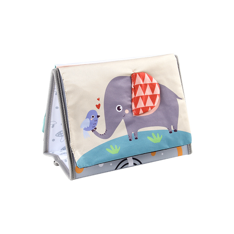 Libro de Tela Educativo de Animales de Tela Lavable e Interactivo para Bebés