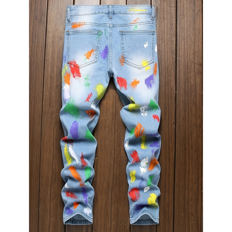 N 181 Boys' all Season Slim Fit Jeans with Colorful