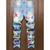 N 181 Boys' all Season Slim Fit Jeans with Colorful