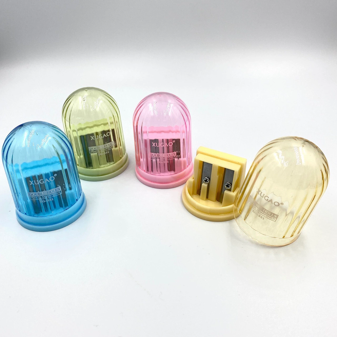 Прямые продажи с фабрики простая макаронная цветная точилка для карандашей студент Обучение канцелярские товары художественная кисть точилка для карандашей оптом