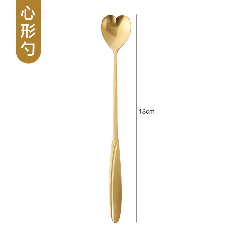 하트 모양의 숟가락 1 팩