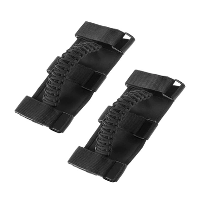Wholesale Suitable for Jeep Wrangler Handle Roof Armrest Jeep Paracord Braided Handle Off-Road Vehicle Interior Handle (Armrest, handle, handle) - hardware-buckle-black-armrest