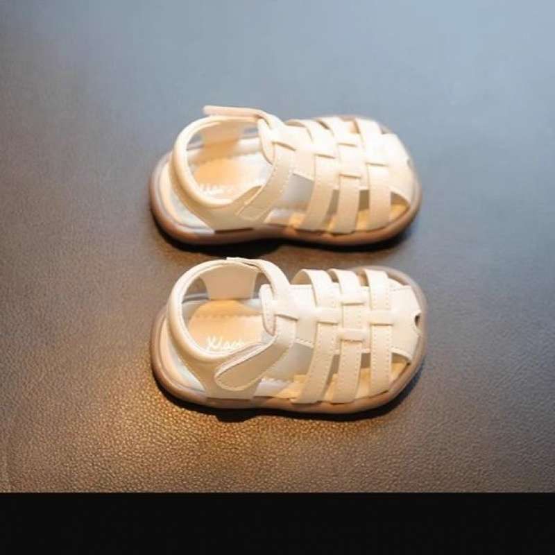 舒适凉鞋包头罗马鞋夏季新款宝宝凉鞋新中式软底防滑女宝学步鞋子