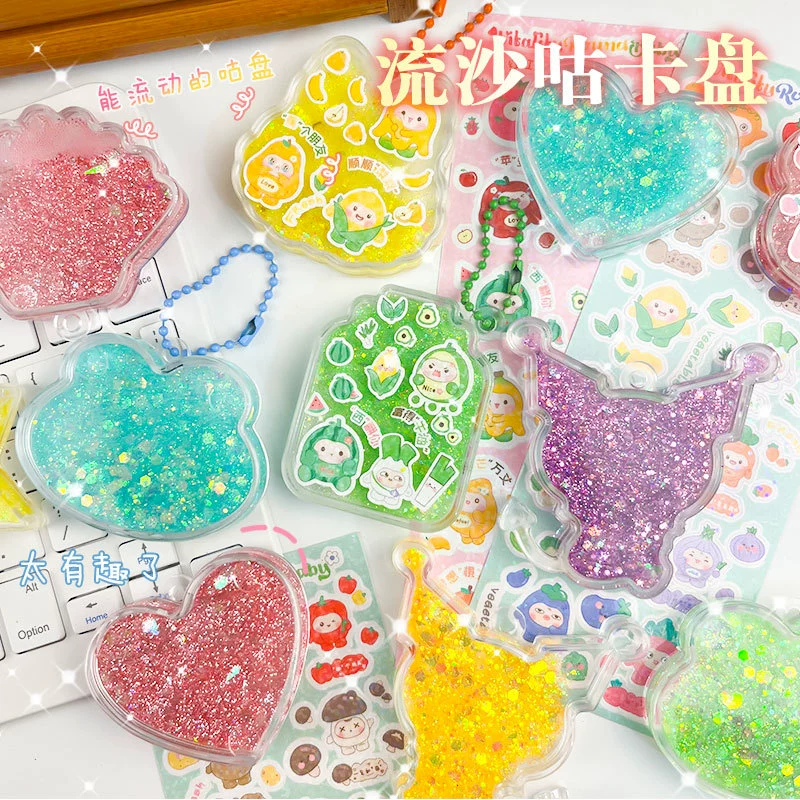 Специальная форма зыбучий песок слизь карта кирпич прозрачный DIY наклейка на руку маджонг кирпич цвет зыбучий песок слизь карта детский маленький подарок